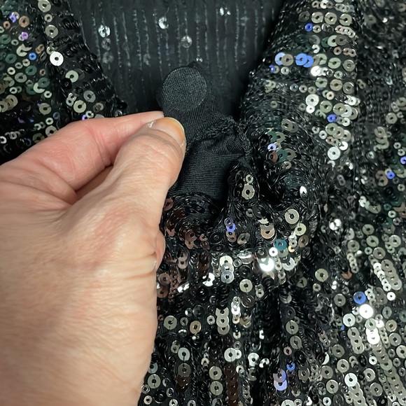 Michael kors - new sequin cowl neck long sleeve dress - Picture 5 of 11